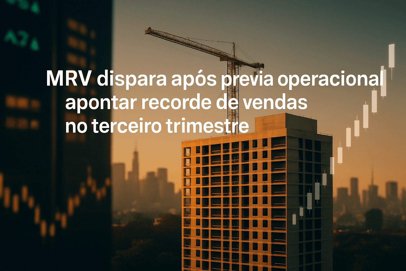 MRV residential construction development representing the company's strong operational sales and stock-market performance