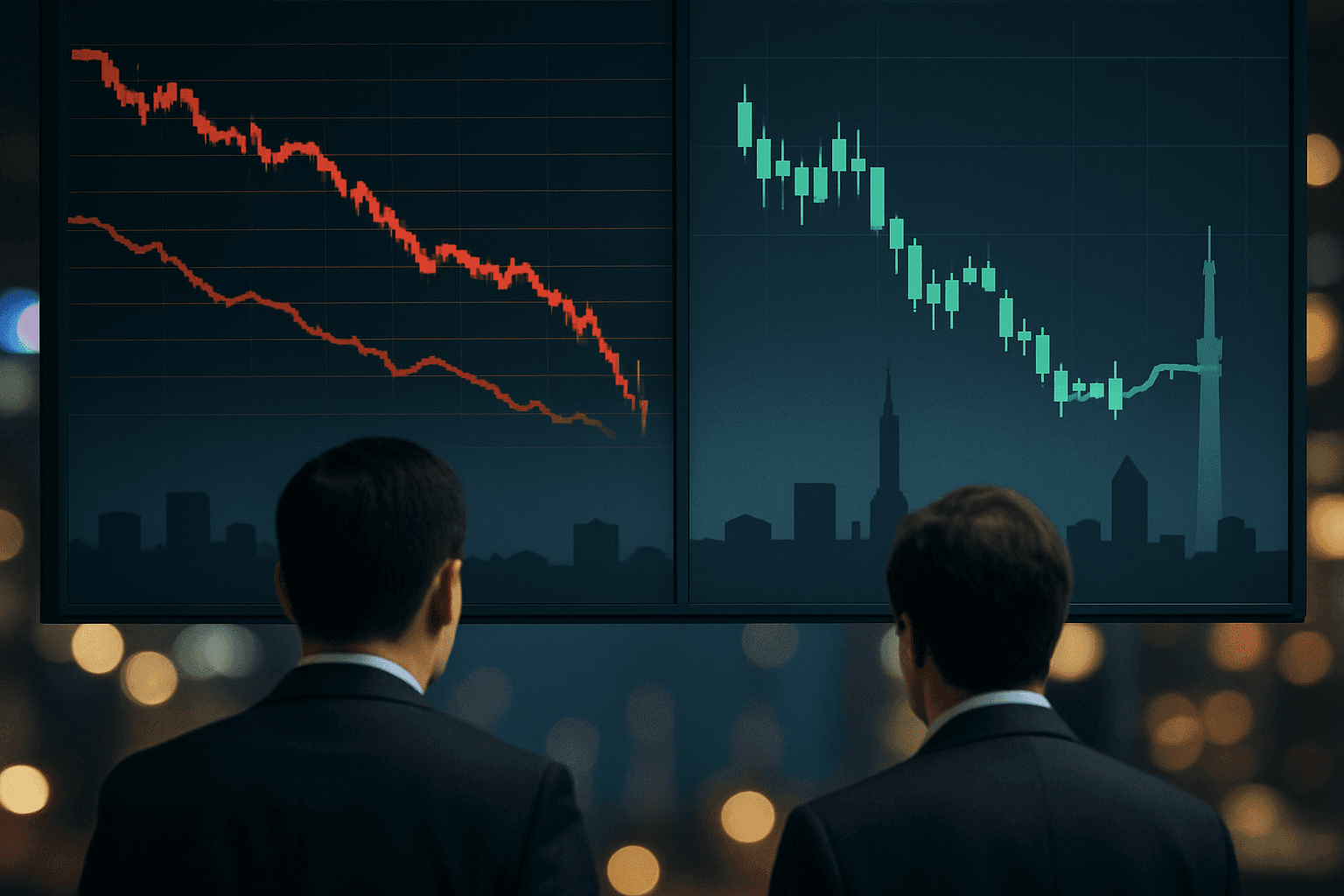 Traders working on the floor of the Brazilian stock exchange as oil and aerospace stocks move sharply